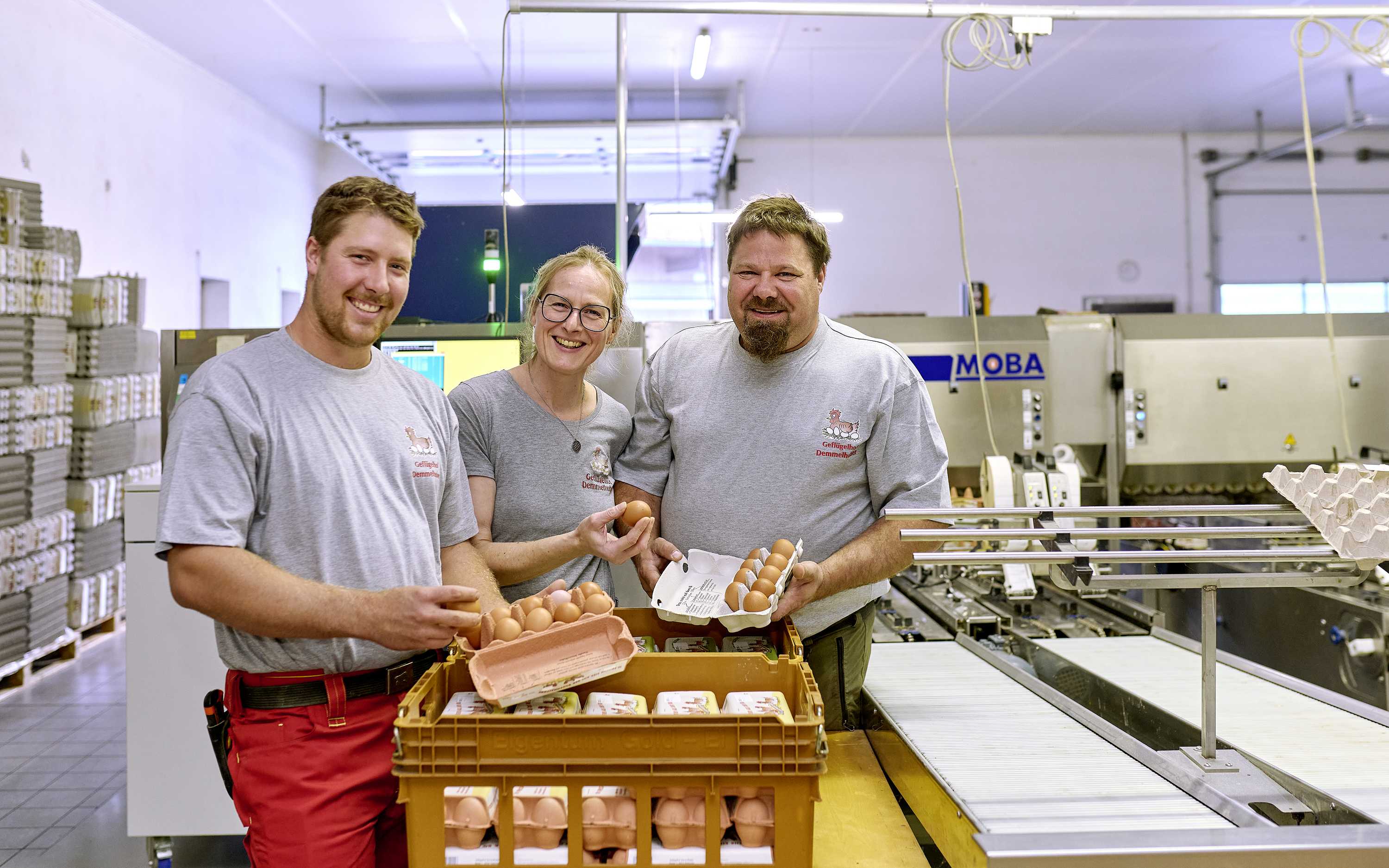 Wir haben auch Bio-Eier für Sie im Angebot